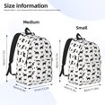 thumbnail image 2 of Easygdp Border Collie Dog Mochila de Lona Resistente para Laptop, Compatible con Laptops de 15 a 17 pulgadas, Ideal para Escuela, Trabajo y Viajes-Medium, 2 of 5