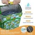 thumbnail image 2 of Travel Cooler Bag - Sky Blue Floating Island Dinosaurs Pattern Camping Beer Cooler Backpack with Bottle Opener- Waterproof Insulated Picnic Backpacks - Cooler Bag for Beach, 2 of 6