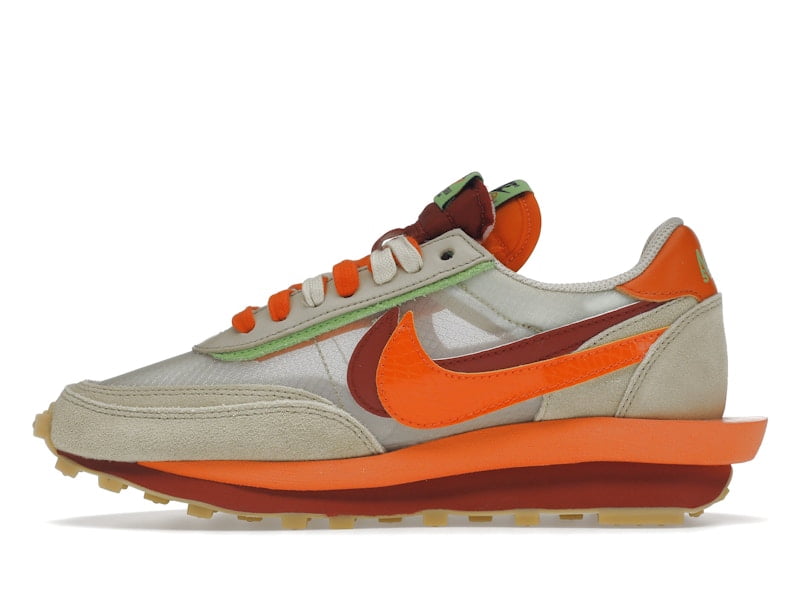 Nike Men's LD Waffle sacai CLOT Kiss of Death Net Orange Blaze Running Shoes, from StockX