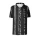 thumbnail image 3 of Blusas para mujeres Moda casual Impresión casual cómoda de manga corta botón de bolsillo Camiseta de la blusa superior para primavera verano, 3 of 7