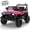 Pink, variant on Xuanlur 12V Kids Ride on Car with Remote Control, Ride on Toys w/ Dual Drive, Four-Wheel Suspension, Bluetooth Music, LED Lights, USB, Shock Absorption, Toys Car for Kids Aged, Black