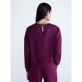 thumbnail image 3 of Scoop Women's and Women's Plus Scubaknit Embellished Sweatshirt, Sizes XS-4X, 3 of 6