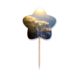 thumbnail image 1 of Orange Sunshine Sky Blue Clouds Toothpick Flags Star Lable Cupcake Picks, 1 of 3
