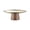 Golden, variant on sunsanly Stainless Steel Dessert Plate Stand Cupcake Display Platter for Mini Cakes Fruit Candy Serving Tray for Wedding Birthday Party Picnic Travel