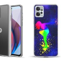 OneToughShield ® Compatible with Motorola Moto G Power 5G 2023 Fashion Phone Case - Cosmos Dance