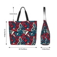 thumbnail image 5 of Yiaed Geometric Elements Print Handbag for Women Tote Purse Shoulder Bag Large Fashion Hobo Purse Handbag Shopping Tote, 5 of 5