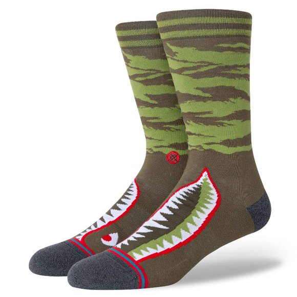 Calcetines Stance Warbird Crew Oliva