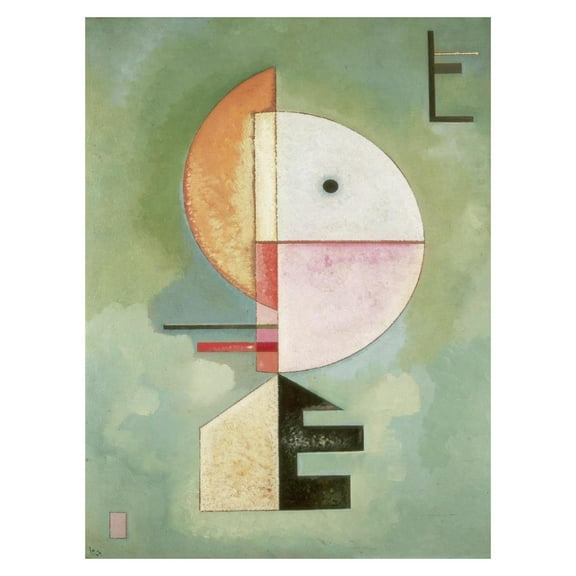 Global Gallery's 'Upward' By Wassily Kandinsky Unframed Giclee on Paper Print