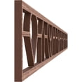 thumbnail image 3 of Ekena Millwork 46 3/8"W x 4"H x 3/8"T Whitechapel Fretwork Moulding, Walnut, 3 of 13