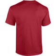 thumbnail image 2 of Gildan - Camiseta básica de manga corta Modelo Heavy Cotton para hombre - 100% algodón gordo (Cardenal), 2 of 2
