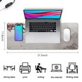 thumbnail image 5 of Watercolor Cherry Blossom Large Gaming Mouse Pad,Mouse Pad Gaming 31.5 x 11.8 in Mouse Mat Desk Pad,Large Desk Mat,Extended Keyboard Mousepad with Non-Slip Base and Stitched Edge for Desk Home Office, 5 of 7