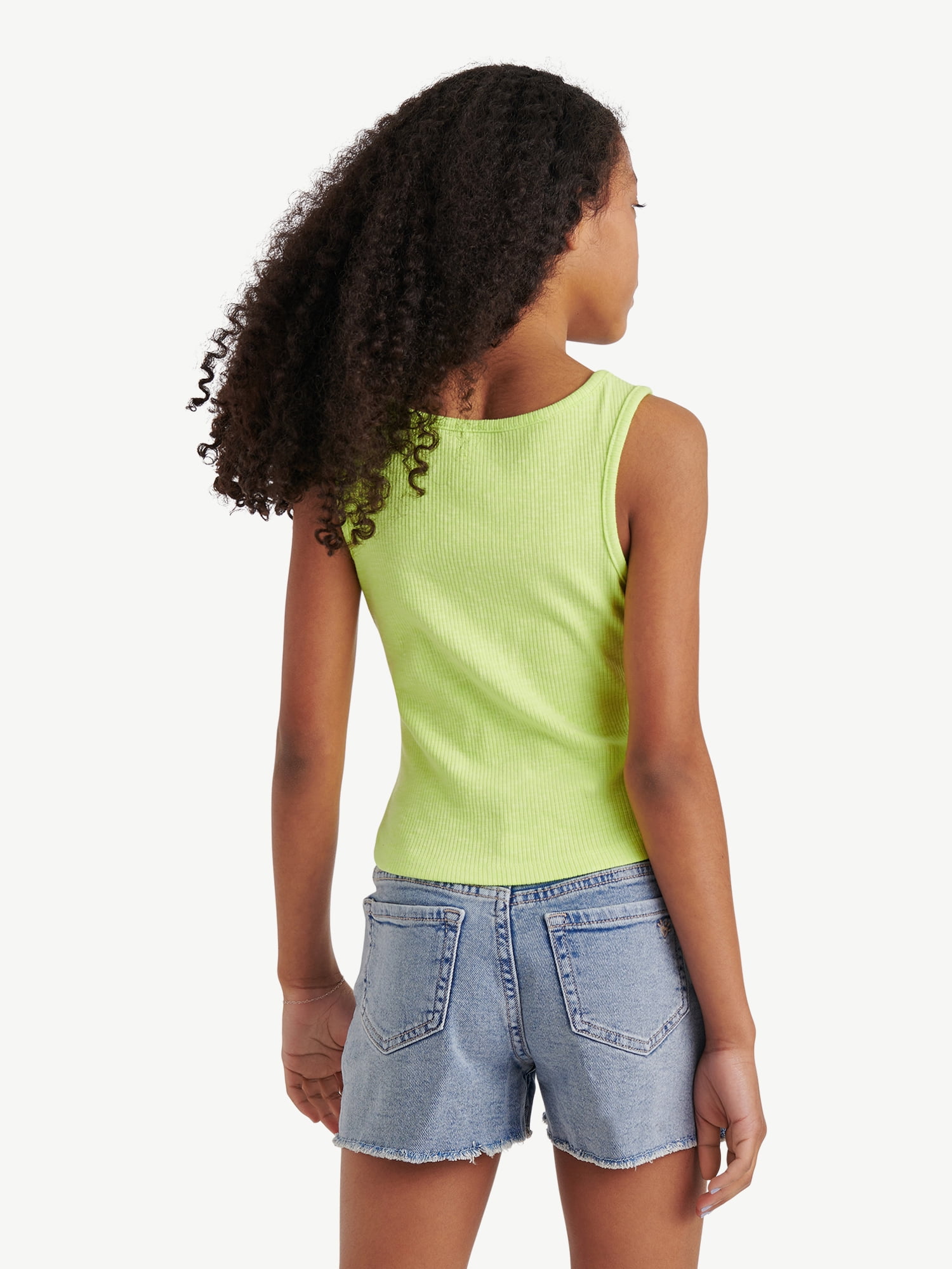 Justice Girls Rib Tank, Sizes XS - XLP