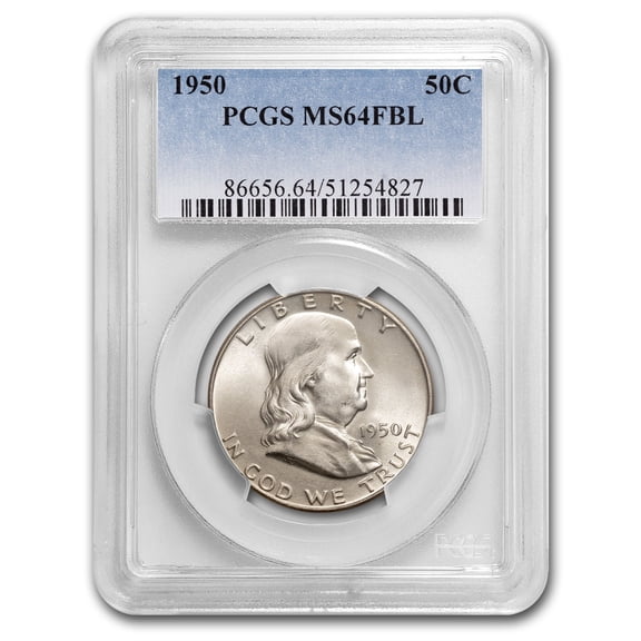 1950 Franklin Half Dollar MS-64 PCGS (FBL)