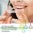 thumbnail image 3 of ERNITES 30 Pcs Aligner Removal Tool, Retainer Remover Tool Aligner Tooth Hook Invisible Braces Remover Braces Remover Hook, Aligner Kits for Removing Braces, Tooth Cleaning, Oral Care (5 Colors), 3 of 7