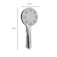 thumbnail image 3 of TIMIFIS Shower Head - High-Pressure Handheld Showerhead with Carbon Filter - Hard Water Softener Filtered Shower Head, High Pressure 5 Spray Modes Handheld Shower Head Kitchen Gadgets, 3 of 6