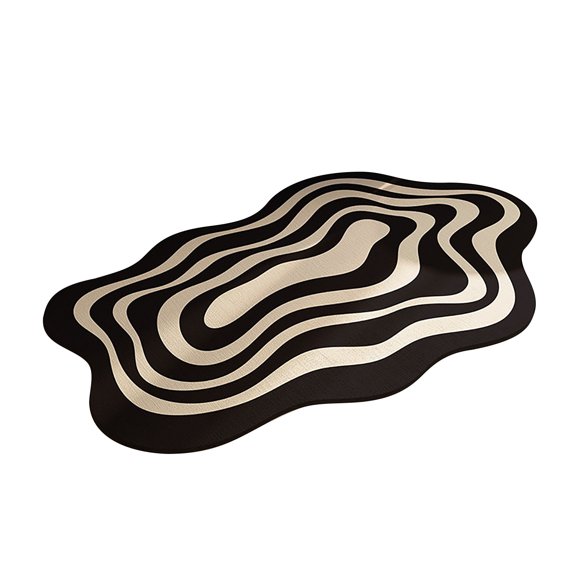 Tapis De Bain Antidérapants, Nouveauté De Salle De Bain, Tapis à Forte Absorption d'eau en Forme De Rayures, Tapis Doux à Séchage Rapide pour Cuisine Et Salle De Bain(Style-A)