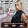 thumbnail image 5 of Cordless Hair Straightener for Women,2 in 1 Diamond Hair Straightener and Curler with Fast Heating and Adjustable Temp 338°F-410°F, Straightener Flat Iron for Travel & Home,Colored, 5 of 16