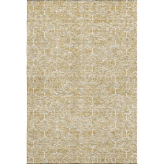 Dalyn Rugs Premium Machine Washable Mayfield AMF732 Gold 2'6" x 3'10" Rug