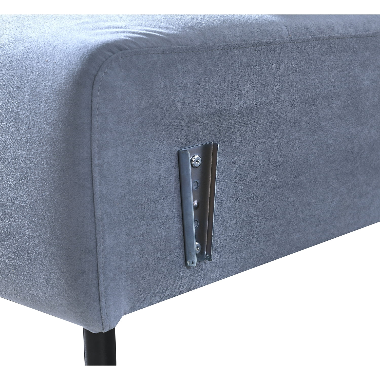 Kepooman Convertible Sectional Sofa Couch, L-Shaped Couch with Ottoman for Living Room, Blue & Grey Kepooman Convertible Sectional Sofa Couch, L-Shaped Couch with Ottoman for Living Room, Blue & Grey