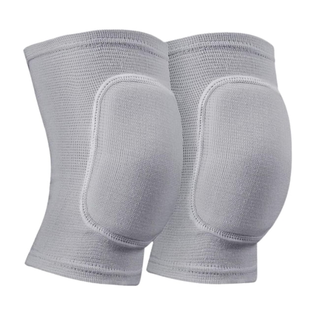 2 rodilleras de soporte, protectores deportivos, mangas protectoras para correr, escalar, voleibol, levantamiento de pesas y senderismo. Gris