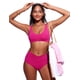 thumbnail image 3 of Top de Bikini CRZ YOGA en Forma de V con Relleno Rosa XL, 3 of 5