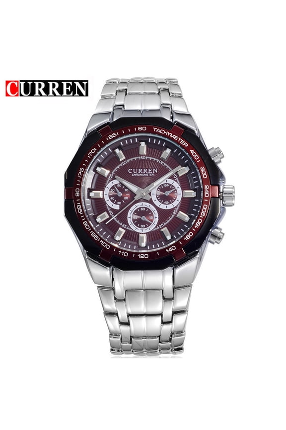 Curren  8084 Three Eyes and Six Needles Casual Watch Men's Fashion Trendy Men's Watch Quartz Watch