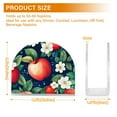 thumbnail image 4 of Yayeee Napkin Holder for Table Set of 2 Kitchen Paper Tissue Organization, Blue Apple Pattern, 4 of 8
