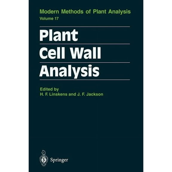 Molecular Methods of Plant Analysis Plant Cell Wall Analysis, Book 17, (Paperback)