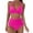 Hot Pink, variant on Cathalem Bikinis Sets for Women Shoulder Strap 2 Piece High Cut String Swimsuits (Green,M)