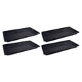 thumbnail image 4 of 4Pcs Thickened Flowerpot Bases Flower Pot Storage Tray Rectangular Trays (Black), 4 of 6
