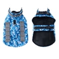 thumbnail image 3 of Spiked Small Dog Vest Harness,Reflective Dog Harness Vest with Removable Spikes, Anti-Bite & Predator Protective Dog Jacket with D-Ring & Breathable Linings Blue M, 3 of 5
