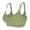 Green, variant on Women's Soft Comfy Seamless Low Back Wireless Padded Push Up Bra Thin Straps V Neck Halter Backless Cross Multiway Convertible No Underwire Bras