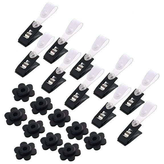 ACDANC Anti-Wind Garden Flag Clips Garden Flag Stoppers Garden Flag Holders