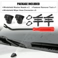 thumbnail image 2 of Unique Bargains 9 Pcs Front Windshield Wiper Washer Nozzle Spray Jet Kit 68269108AA for Dodge Durango 2011-2019, 2 of 6