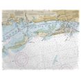 thumbnail image 1 of Betsy Drake PM11411CD Clearwater Harbor, FL Nautical Map Place Mat, 14 x 18 in. - Set of 4, 1 of 1