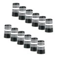 thumbnail image 4 of 12 Pcs Bagues de Fer Durables pour Golf Club Pointe Conique Taille.370 Embouts Noir Blanc, 4 of 9