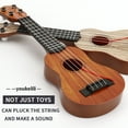 thumbnail image 3 of Children Can Pluck Strings And Play Yukrili Toys Beginners' Level Guitar Puzzle And Musical Instruments 14in Log color, 3 of 5