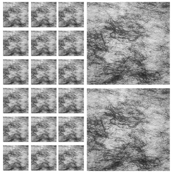 BEADCEST Black Floral Bouquet Wrapping Paper for Packaging, Durable and Waterproof