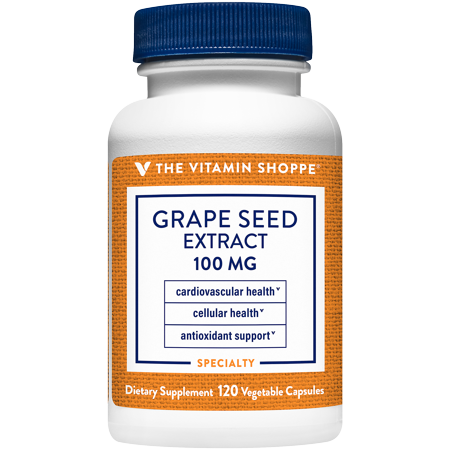Grape Seed Extract 100 MG (120 Capsules) by The Vitamin Shoppe
