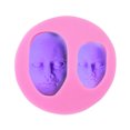 thumbnail image 2 of Moldes de jabón para la cara - Moldes de jabón para la cara para hacer jabón Moldes grandes de silicona para la cara para hacer regalos de Navidad hechos a mano (2 piezas), 2 of 5