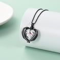 thumbnail image 3 of Crystal Heart Cremation Jewelry for Ashes Holder Urn Necklace for Ashes of Loved One - Redemptorist, 3 of 6