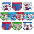 thumbnail image 1 of Ropa interior Spiderman para niños pequeños, superhéroes, paquete de 10 unidades, 2-3T y 4T, 1 of 5