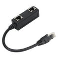 thumbnail image 3 of Ethernet Cable Splitter, RJ45 Splitter Adapter Multifunctional  For Office For Home For Networks, 3 of 8