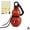 red, variant on NOVELAR 27 oz Plastic Water Bottle, Gourd Shape with Carrying Loop, Durable and Lightweight, Perfect for Gym, Work, or Daily Commute