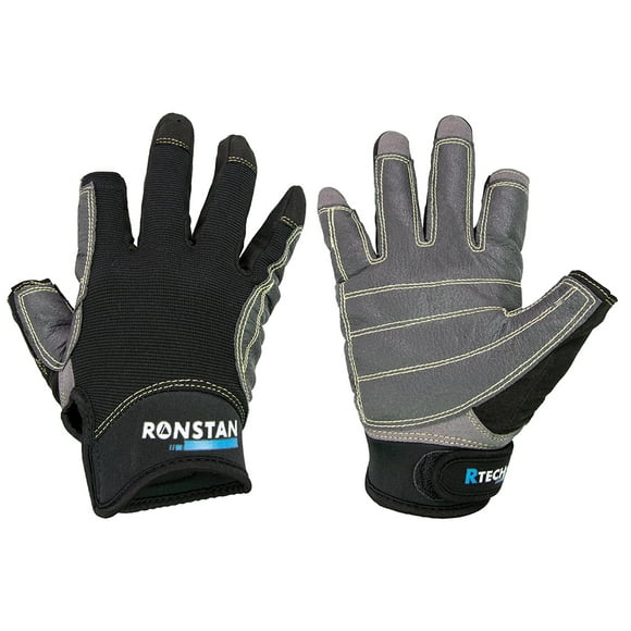 RONSTAN STICKY RACE GLOVE 3 FINGER BLACK L