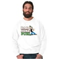 thumbnail image 5 of Popeye Cartoon Spinach Dad Joke Fuel Men's Crewneck Sweatshirt Brisco Brands M, 5 of 6