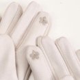 thumbnail image 2 of 4. Guantes de invierno para mujer para clima frío, piel sintética y puño de piel sintética suave, accesorio de fiesta con forro térmico, 2 of 3
