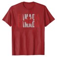 thumbnail image 4 of T-shirts Grande Taille pour Femmes, T-Shirts Décontractés à Manches Courtes Col Rond Imprimé Lettre Rouge G, 4 of 4