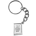 thumbnail image 3 of New Road Novelties Premium Pewter Keychain: Nathaniel Hawthorne: “Time flies over us but leaves its shadow behind.” Unique gift for bag, purse charm for teacher, graduate, student. Gift giving box., 3 of 7