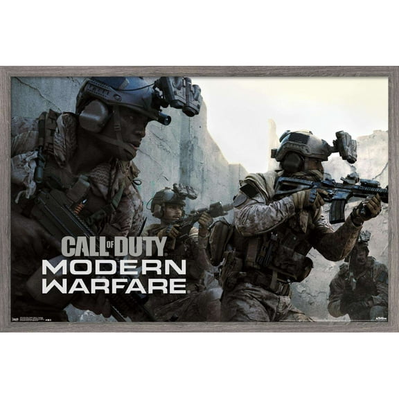 Call of Duty: Modern Warfare - Campaign Wall Poster, 14.725" x 22.375", Framed